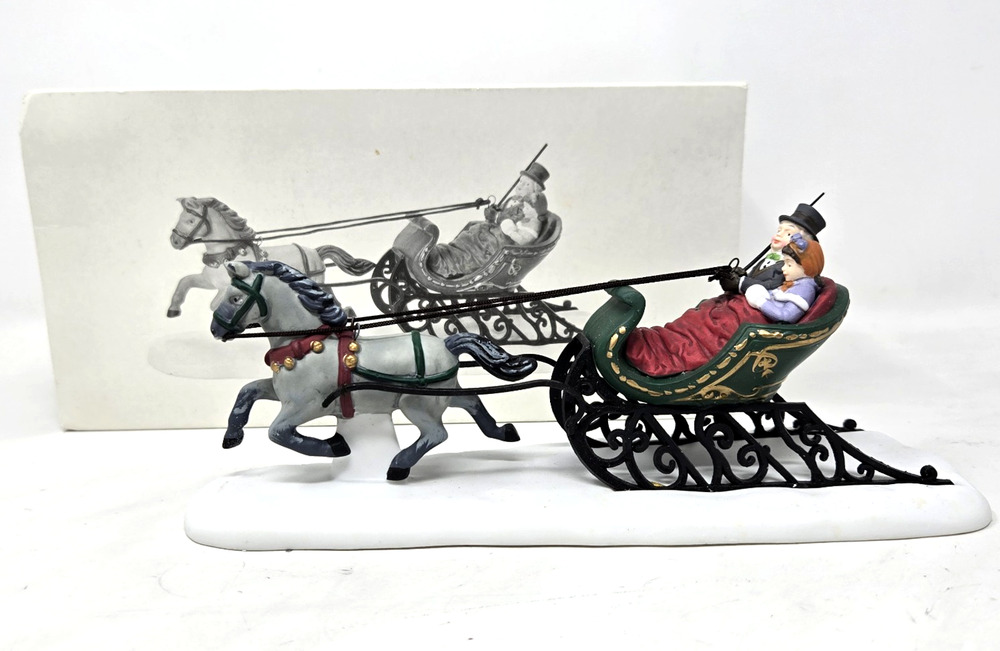 Department 56 Heritage Village "Dashing Through The Snow" w/Box